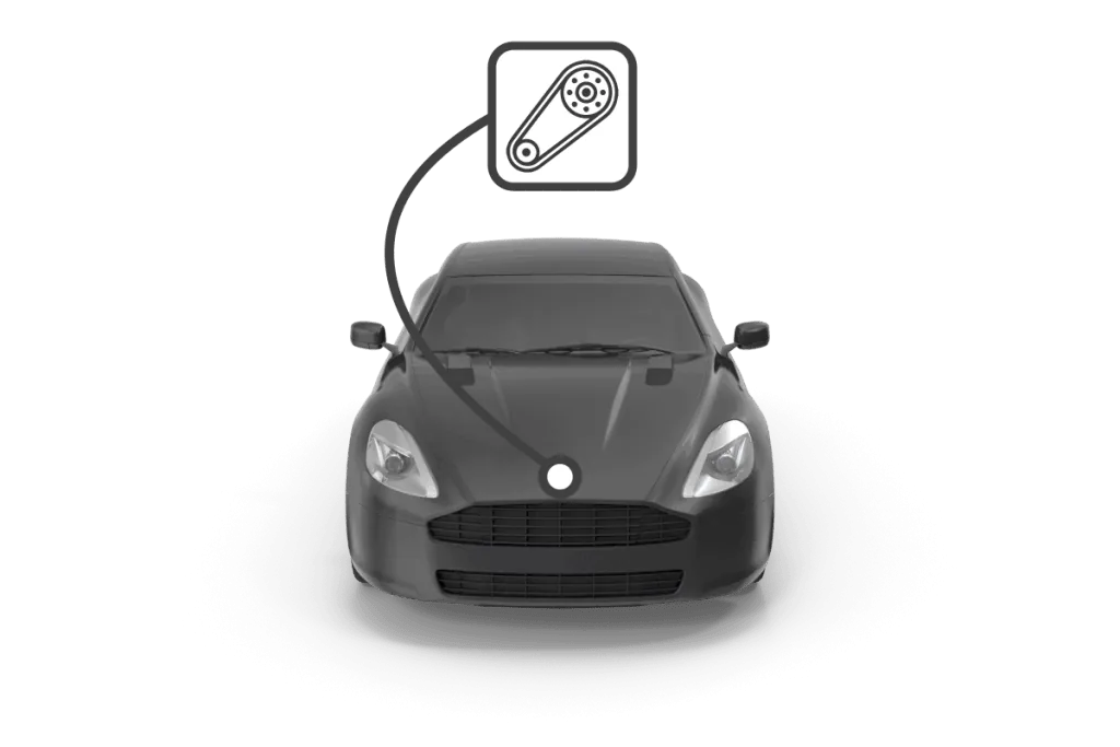 Troca de correia automotiva